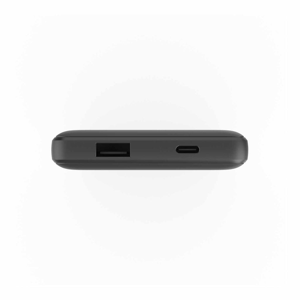 mophie Power Boost Battery 10K mAh USB-C/USB-A port with C-C Cable Black