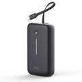 Blu Element PowerFlex 20K mAh 30W PD Power Bank with Built-In USB-C Cable Black