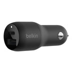 Belkin BoostCharge Car Charger 37W PD/PPS 2-Port USB-C/USB-A Black
