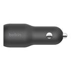 Belkin BoostCharge Car Charger 37W PD/PPS 2-Port USB-C/USB-A Black