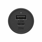 OtterBox Dual Fast Charge Premium Car Charger USB-C 30W (18W PD + USB-A 12W) Black