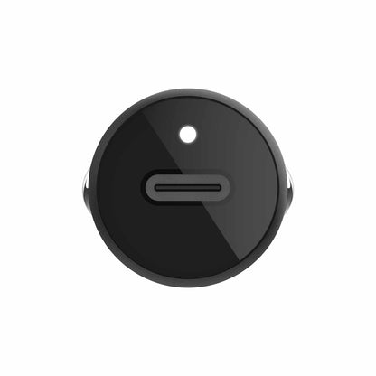 CCA004bt1MBKB5 30W USB-C Power Delivery PPS Car Charger + C-LTG Cable Black