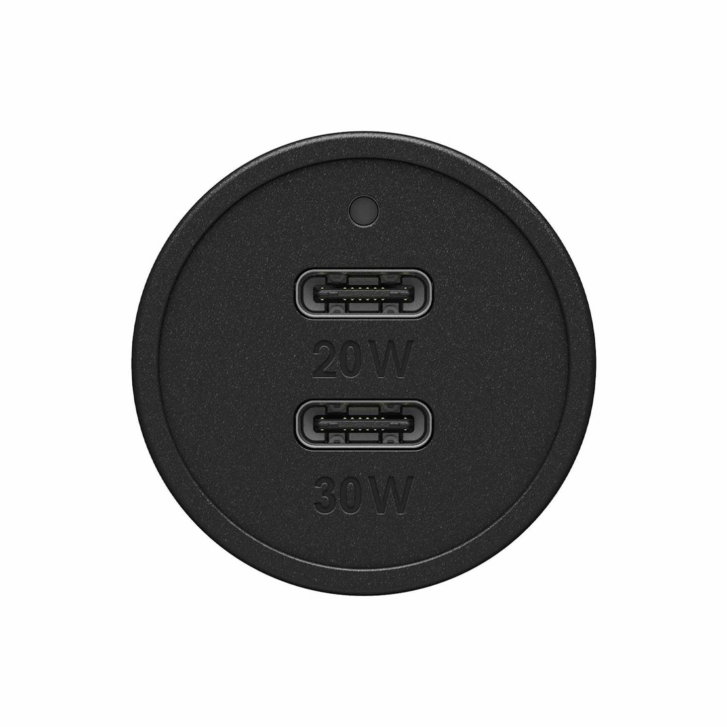 7881012 Dual USB Premium Fast Charge Car Charger PD 30W + PD 20W Black
