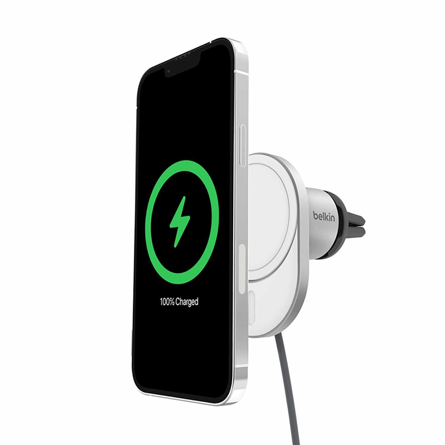 Belkin BoostCharge Pro Qi2  Wireless Car Charger 15W Grey