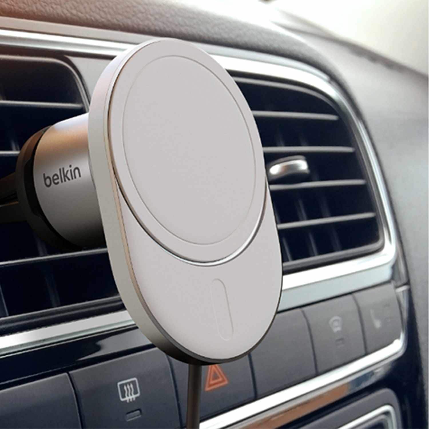 Belkin BoostCharge Pro Qi2  Wireless Car Charger 15W Grey