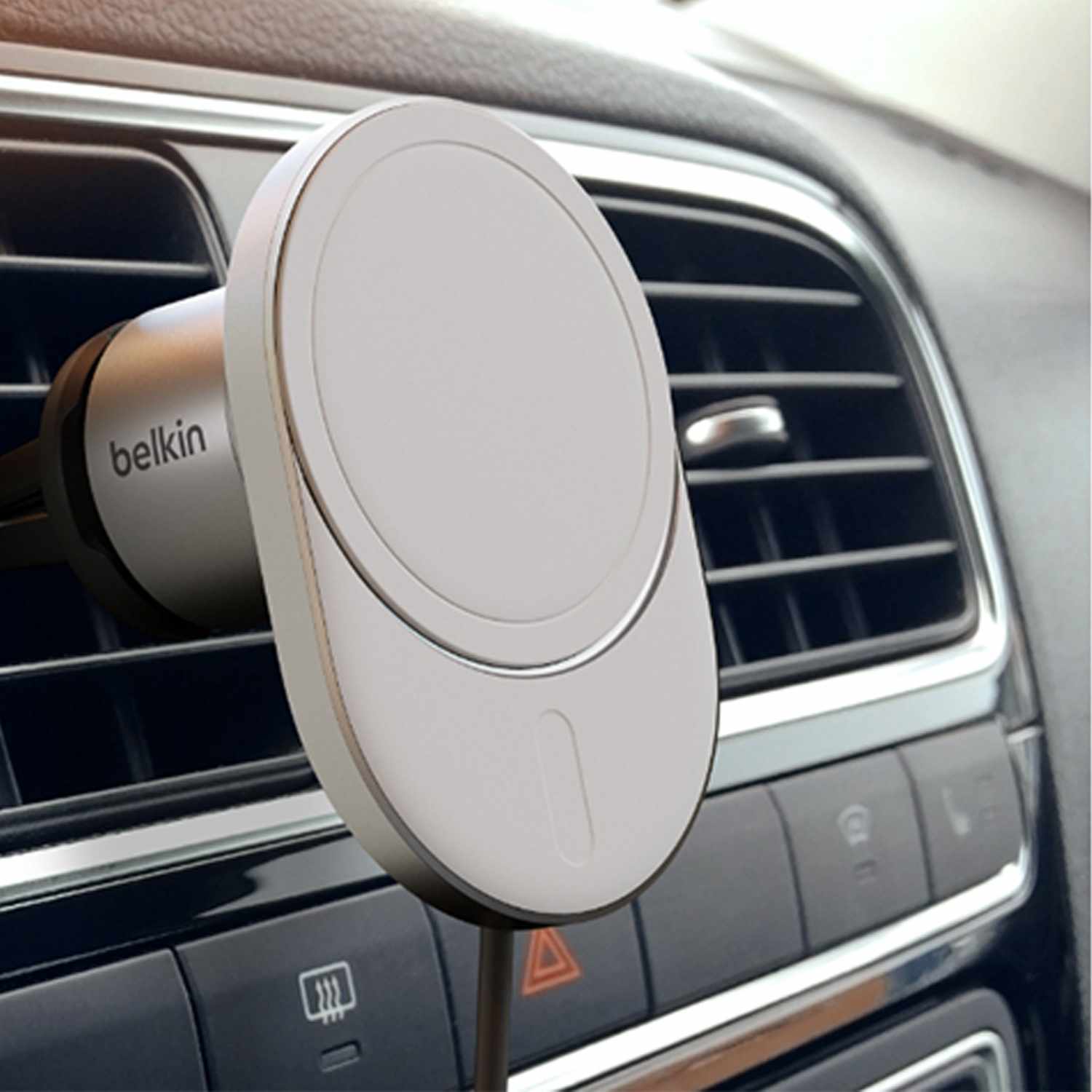Belkin BoostCharge Pro Qi2  Wireless Car Charger 15W Grey