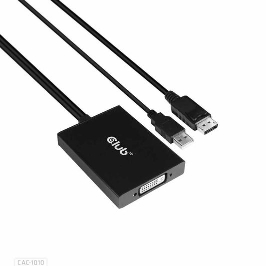 CAC1010 DisplayPort to Dual Link DVI-I Dual Link Active Adapter MAX RES 4K30HZ Black