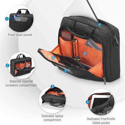 EKB407NCH11 Advance Laptop Bag/Briefcase up to 11.6 inch Black