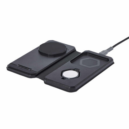 9B4412114030 3 in 1 Travel Charger Black/Grey