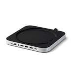 Satechi Stand & Hub For Mac Mini/Studio With NVMe SSD Enclosure Silver