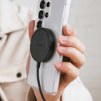 mophie Qi2 Compact Wireless Charger 15W with Built-in Kickstand Black