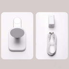 mophie Qi2 2-in-1 Wireless Charging Stand 15W White for Phone and Apple Watch