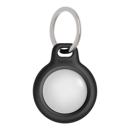 F8W973btBLK Secure Holder with Key Ring AirTag Black