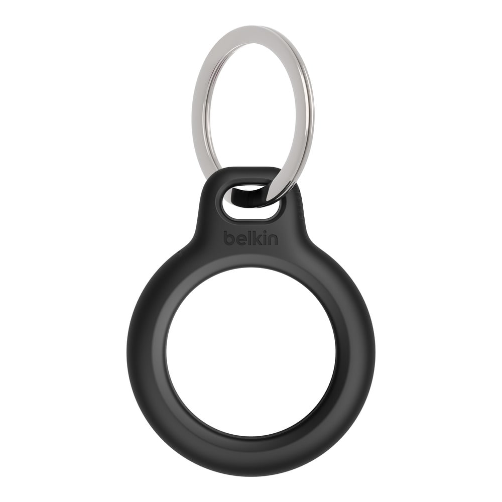 F8W973btBLK Secure Holder with Key Ring AirTag Black