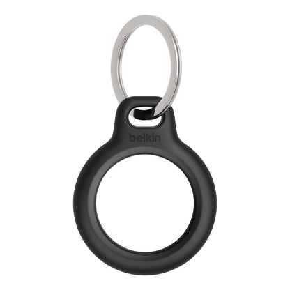 F8W973btBLK Secure Holder with Key Ring AirTag Black