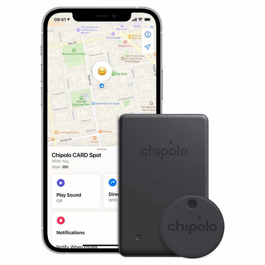 CHC21RC21M1R1MRFREN Spot BUNDLE (Works with the Apple Find My Network) (Card Spot and One Spot) Black