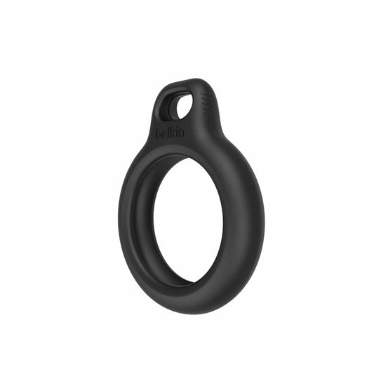 MSC001btBK Secure Holder with Key Ring for AirTag 4-Pack Black