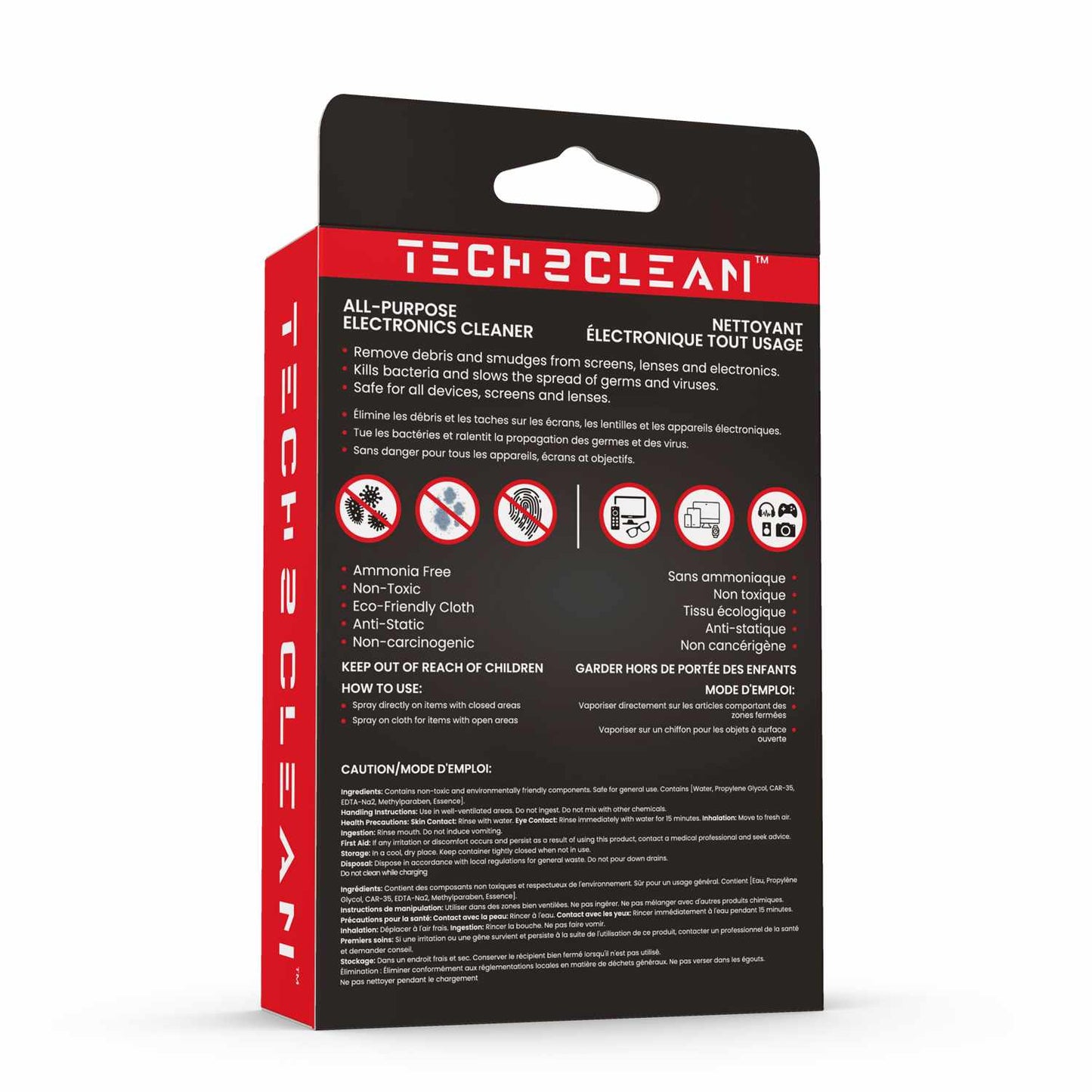 T2C60 Clean 2 Go All Purpose Electronics Cleaner 60 ml White/Clear
