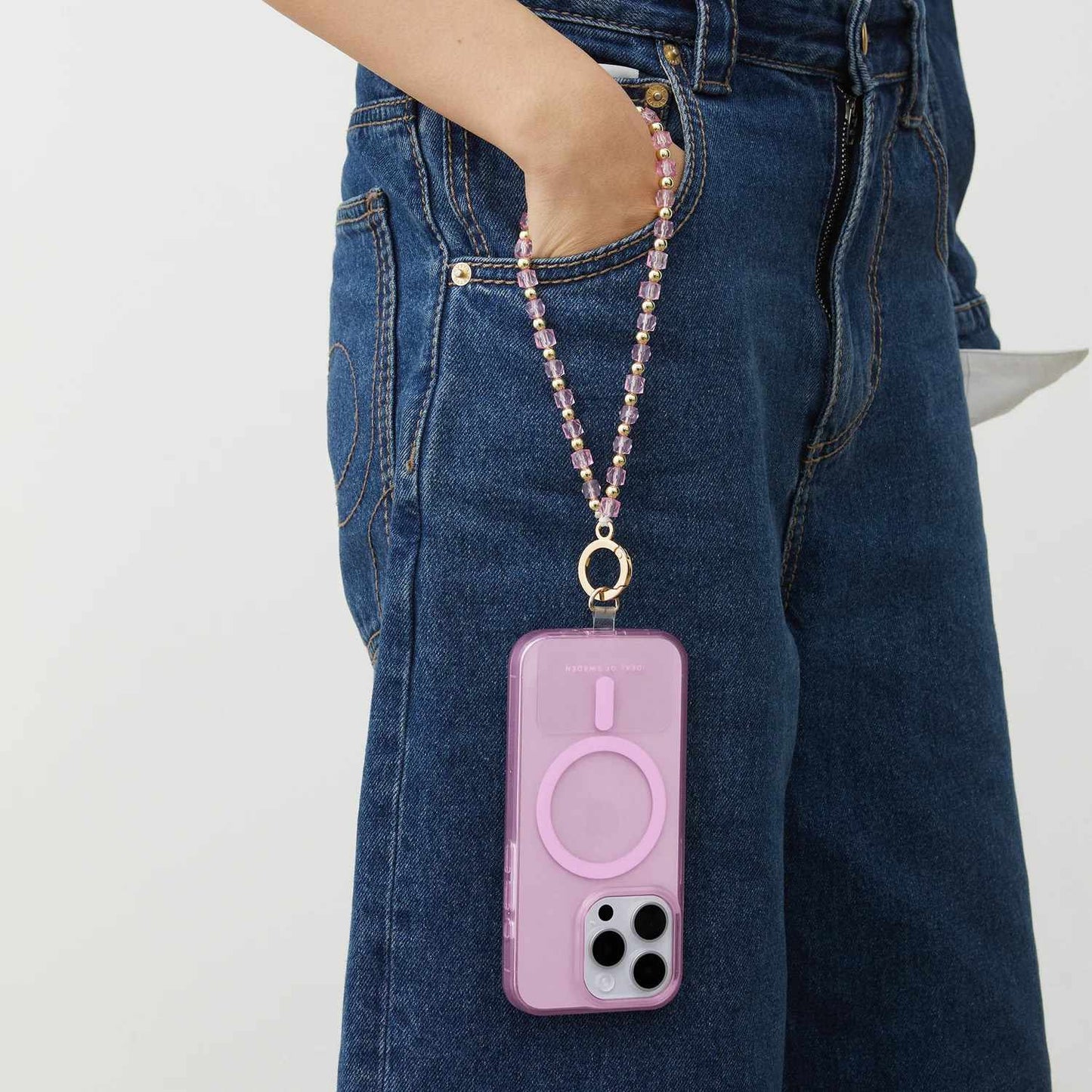 IDCW512 Phone Wristlet Light Pink