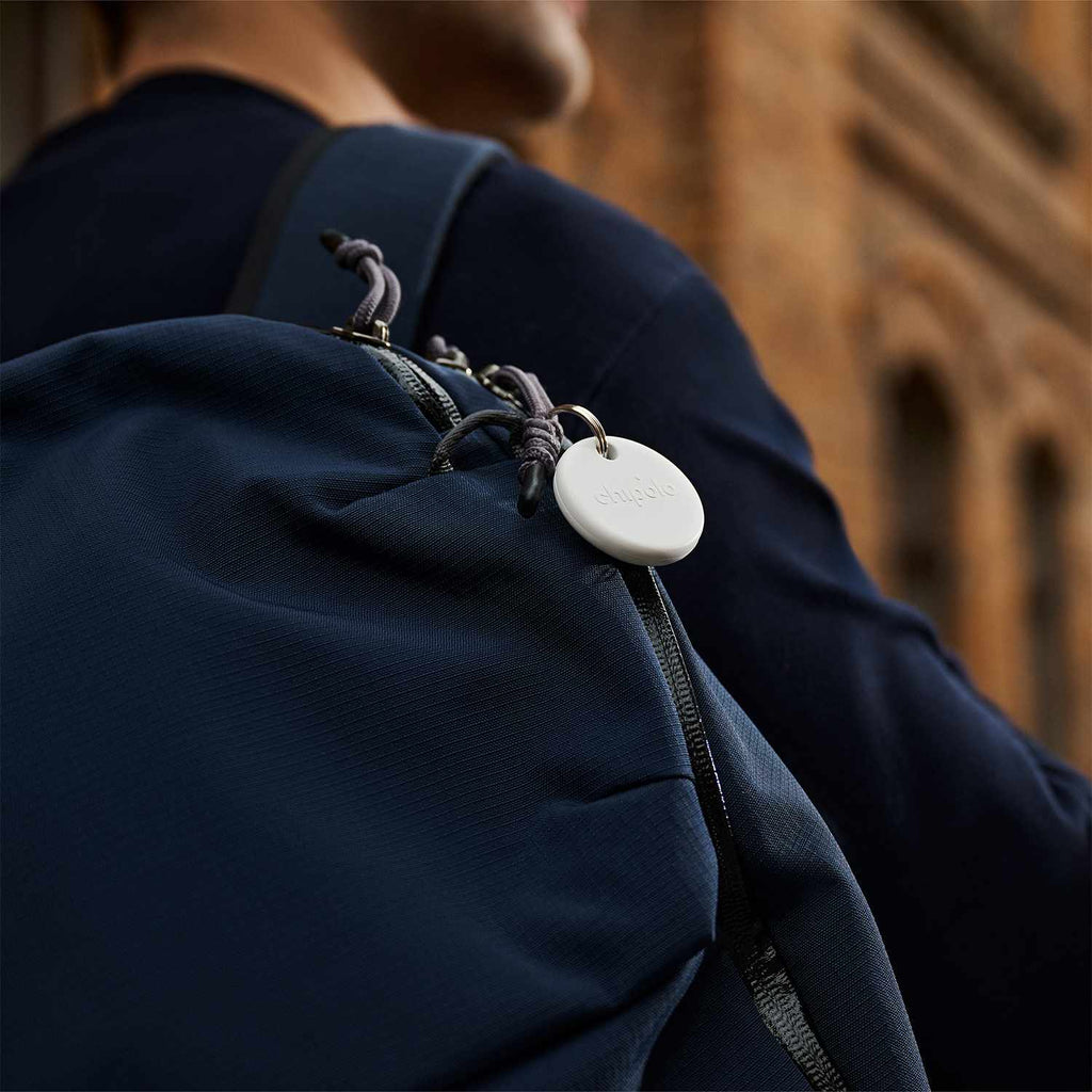Chipolo POP Tracking Tag (Works with Google’s Find My Device or Apple Find My) White
