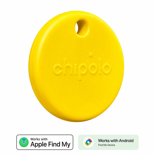 RWS.0000002 POP Tracking Tag (Works with Google’s Find My Device or Apple Find My) Yellow