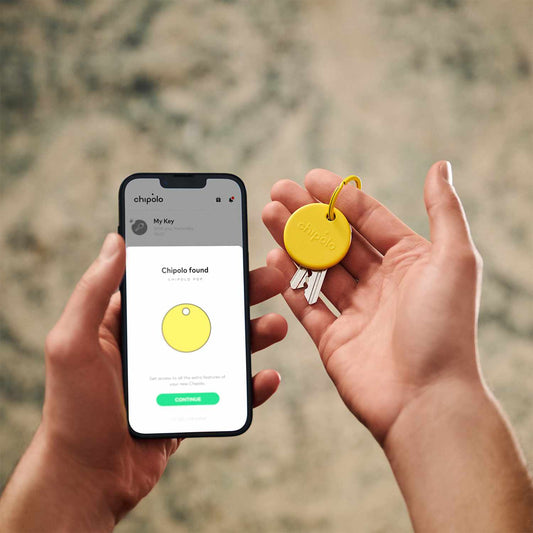 RWS.0000002 POP Tracking Tag (Works with Google’s Find My Device or Apple Find My) Yellow