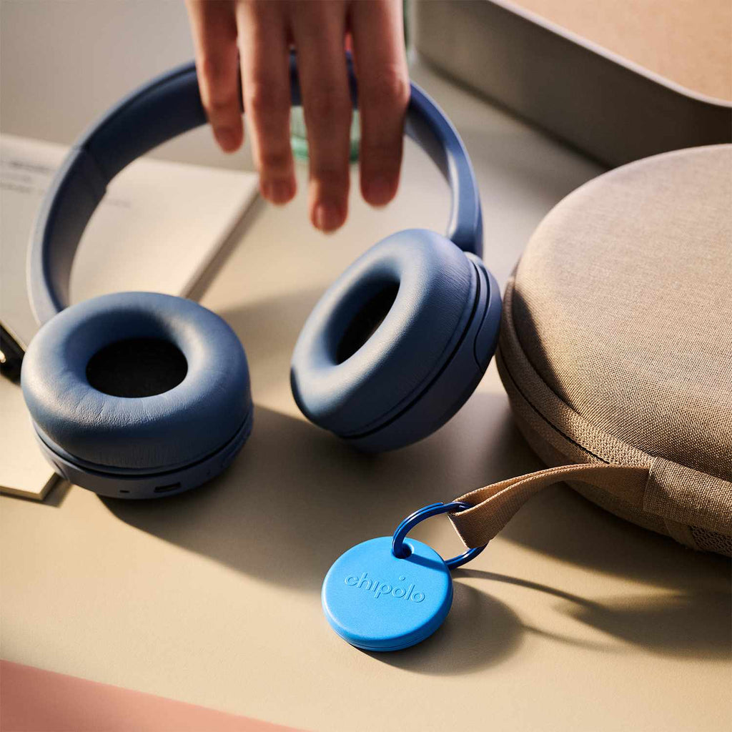Chipolo POP Tracking Tag (Works with Google’s Find My Device or Apple Find My) Blue - GekkoTech