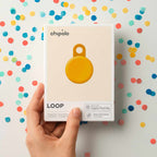 Chipolo LOOP Tracking Tag (Works with Android's Find Hub Device or Apple Find My) Honey