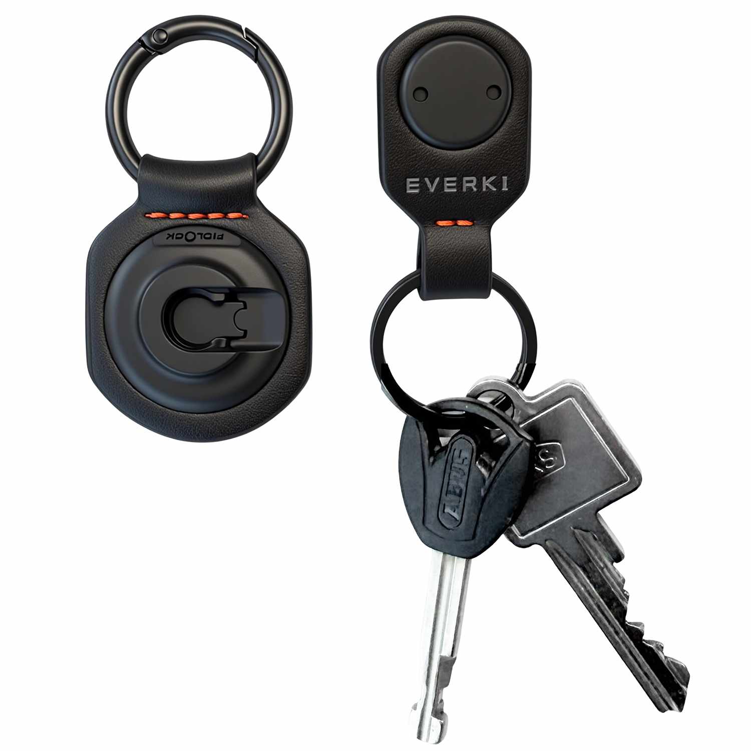 Everki Quick Release Key Chain with FIDLOCK Magnetic Closure Black