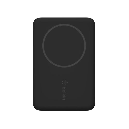 BPD002btBK BoostCharge Magnetic Portable 5W 3000 mAh Wireless Charger Black