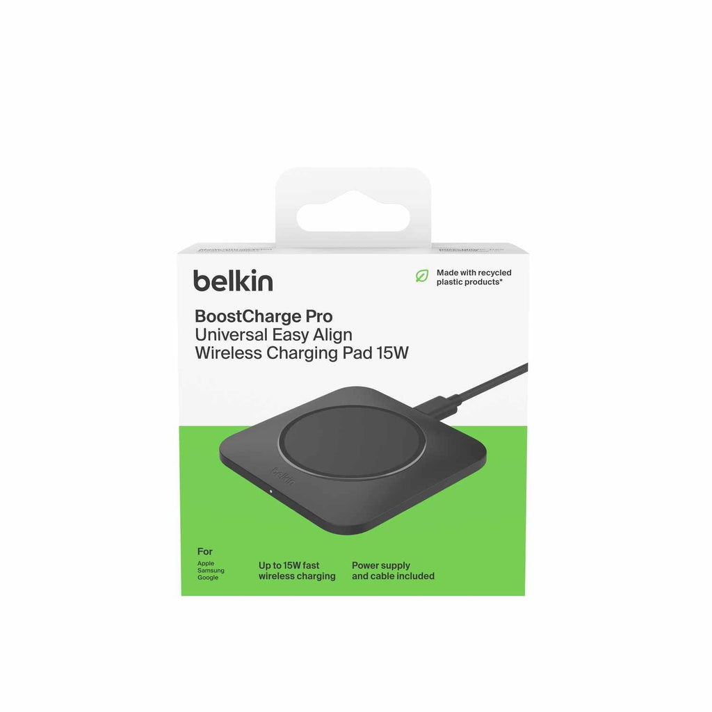 Belkin BoostCharge Pro EasyAlign Wireless Pad 15W Black