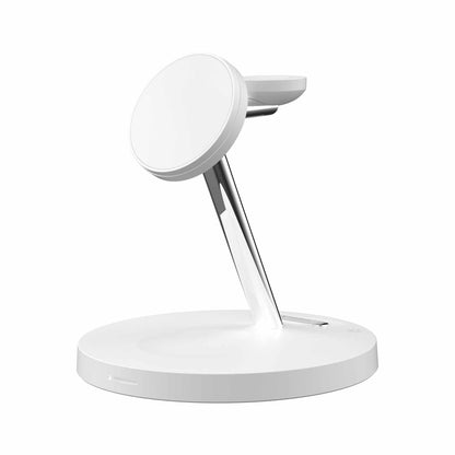 MAAIWA130WH22 MagEasy PowerStation 4-in-1 Magnetic Wireless Charging Stand White