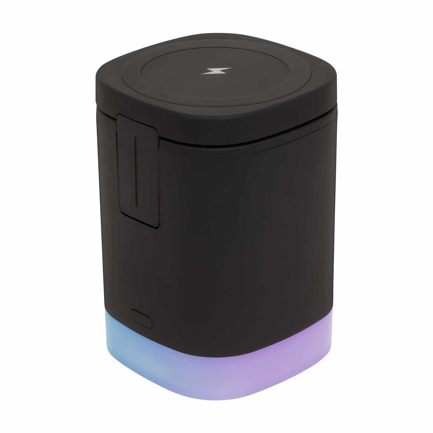 Helix/Retrak Lucid Charge LED 3-in-1 Wireless Charging MagSafe LED Valet Black