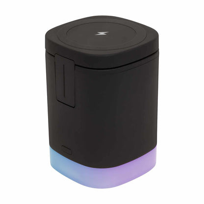 ETHVAL3LED Lucid Charge LED 3-in-1 Wireless Charging MagSafe LED Valet Black