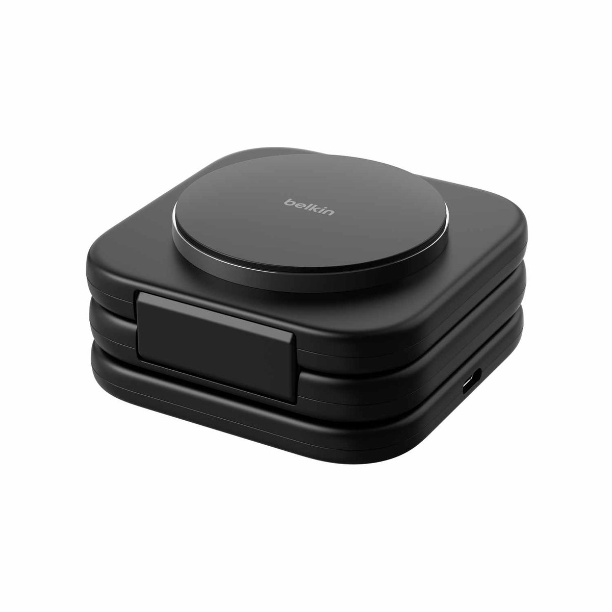 Belkin BoostCharge Pro  Qi2 3-in-1 Travel Wireless Charging Pad 15W Black