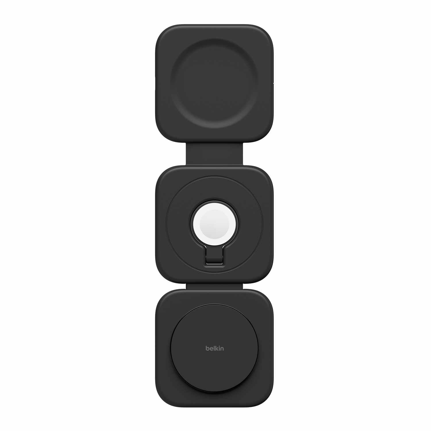 Belkin BoostCharge Pro  Qi2 3-in-1 Travel Wireless Charging Pad 15W Black