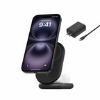 Belkin BoostCharge Qi2 2-in-1 Foldable Wireless Charger 15W Black