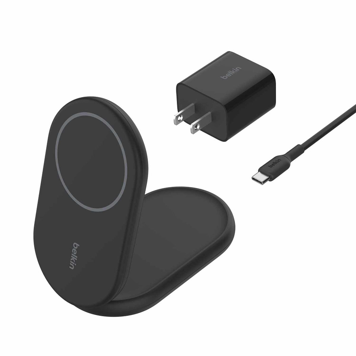 Belkin BoostCharge Qi2 Wireless Charging Stand 15W Black