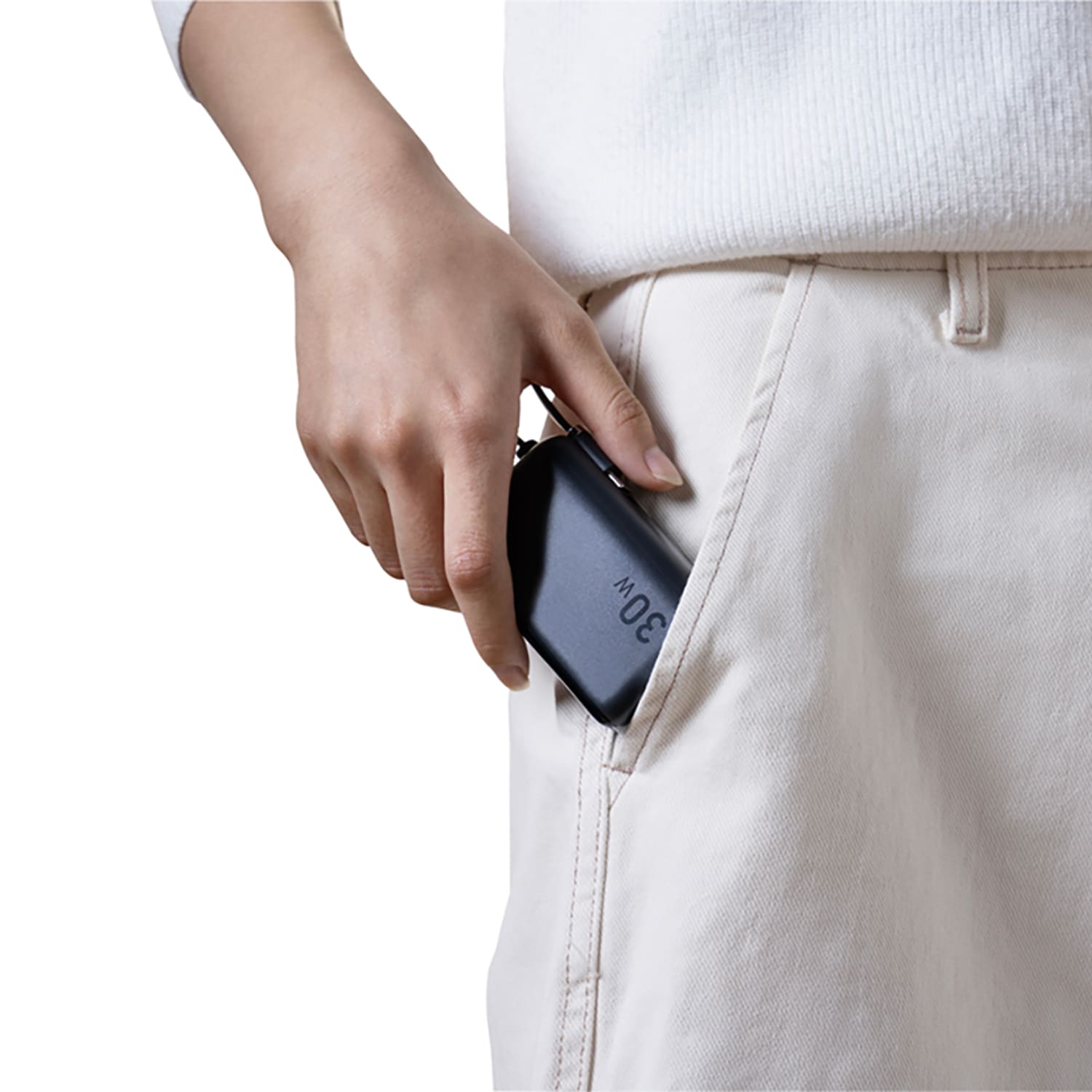 Anker Fusion Power Bank 5.000mAh 22.5W with USB-C Cable Black