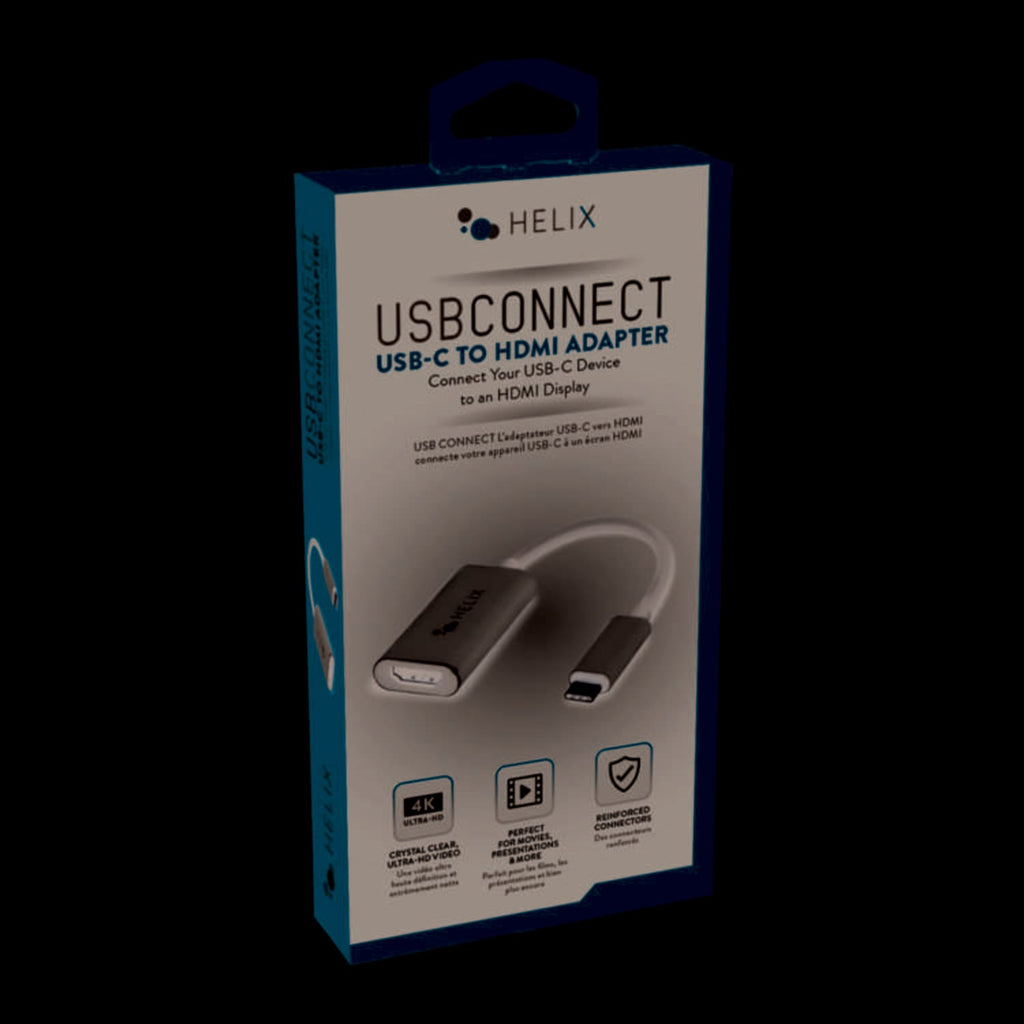 Helix/Retrak USB-C to HDMI Adapter Black