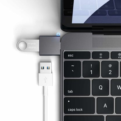 STTCUAM Type-C to Type A Adapter Space Gray