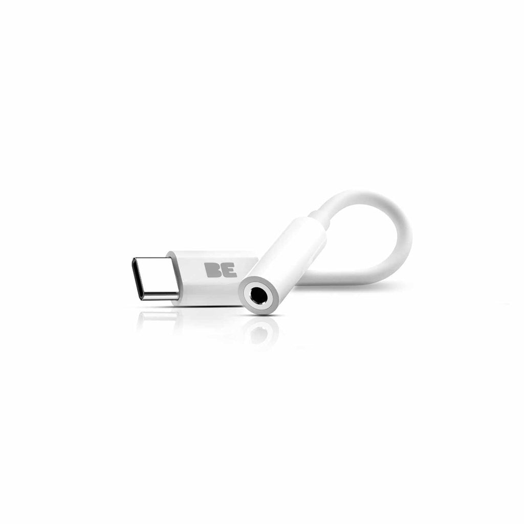 Blu Element USB-C to 3.5mm Headphone Jack Adapter White