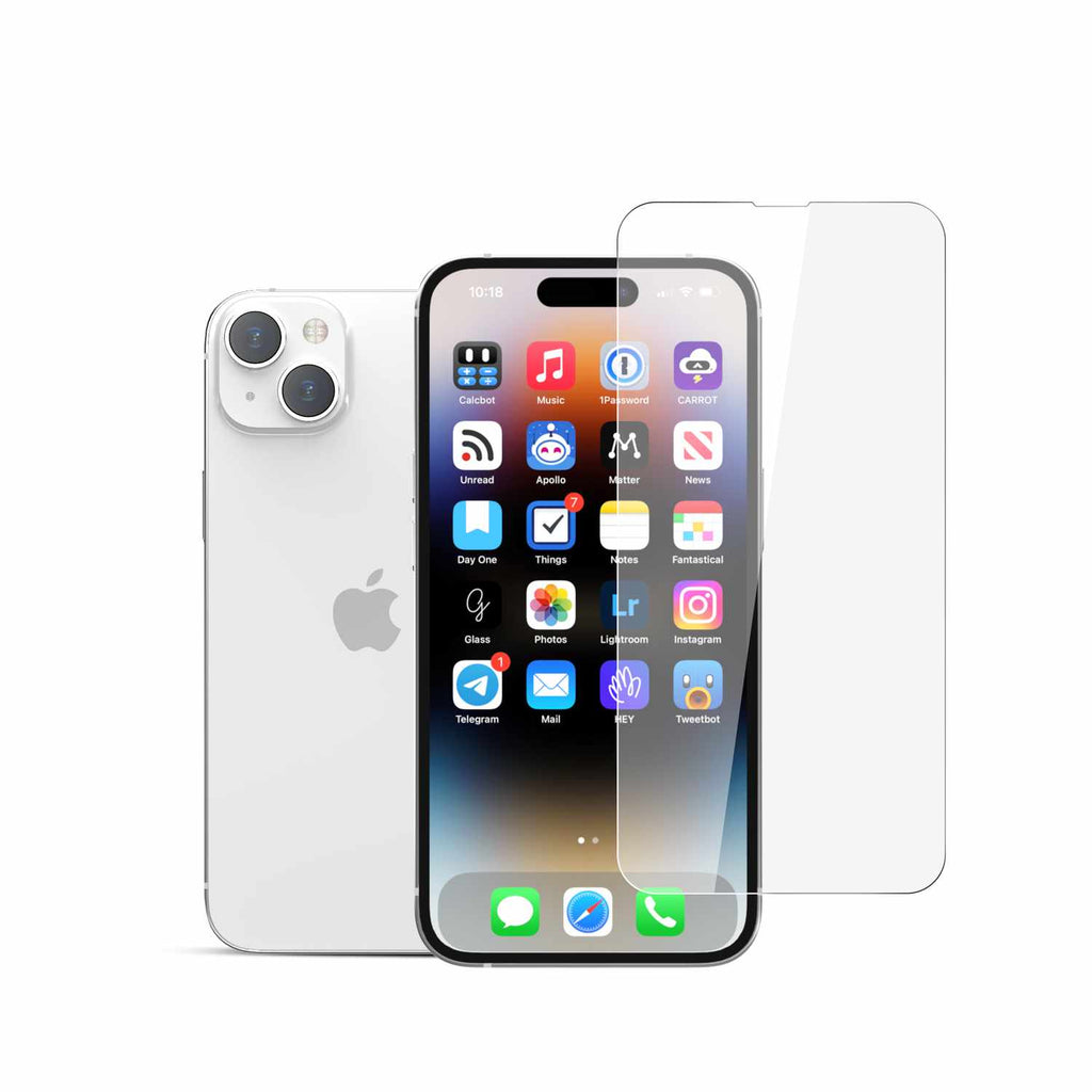 22 Cases Tempered Glass Screen Protector for iPhone 15