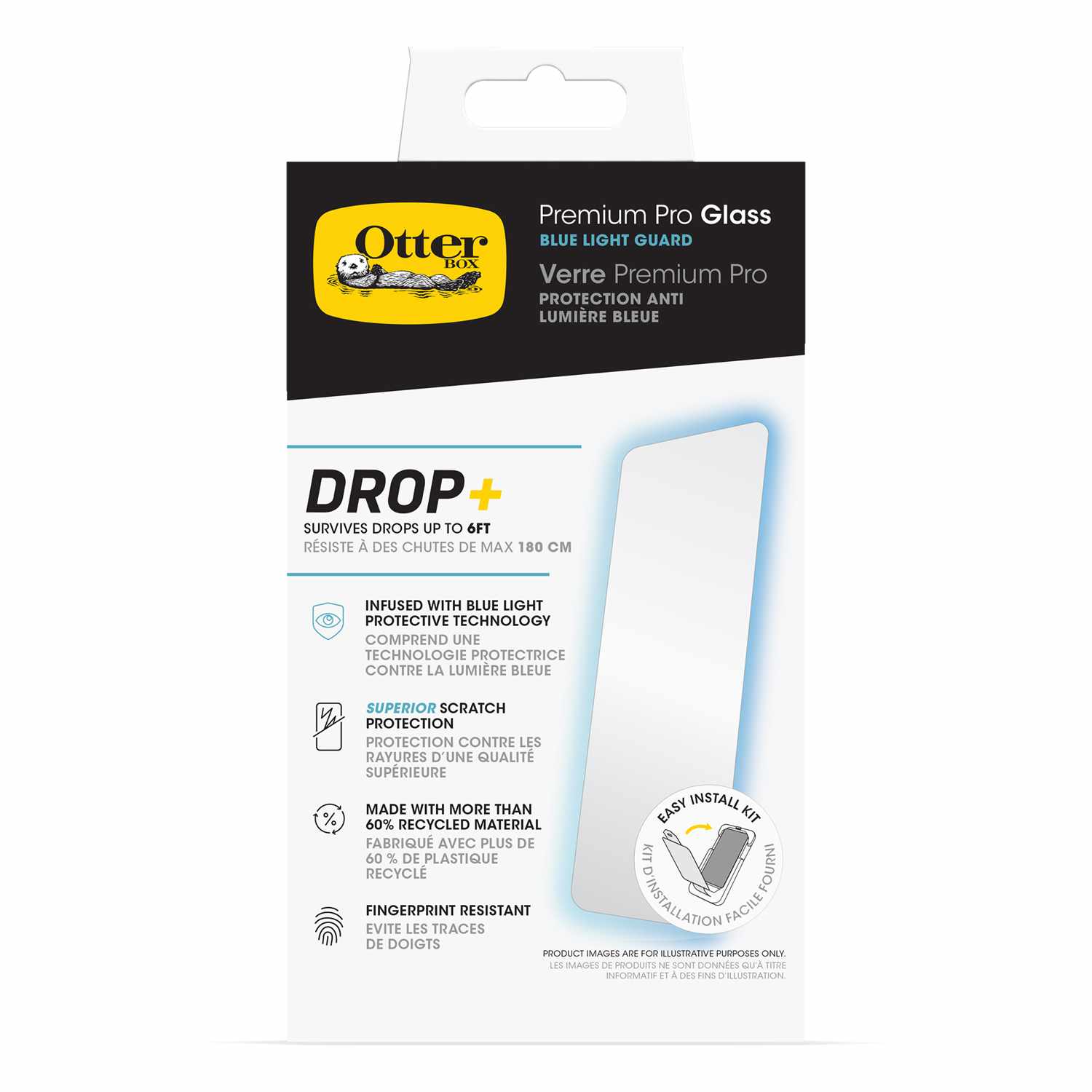 OtterBox Premium Pro Glass Screen Protector for iPhone 16