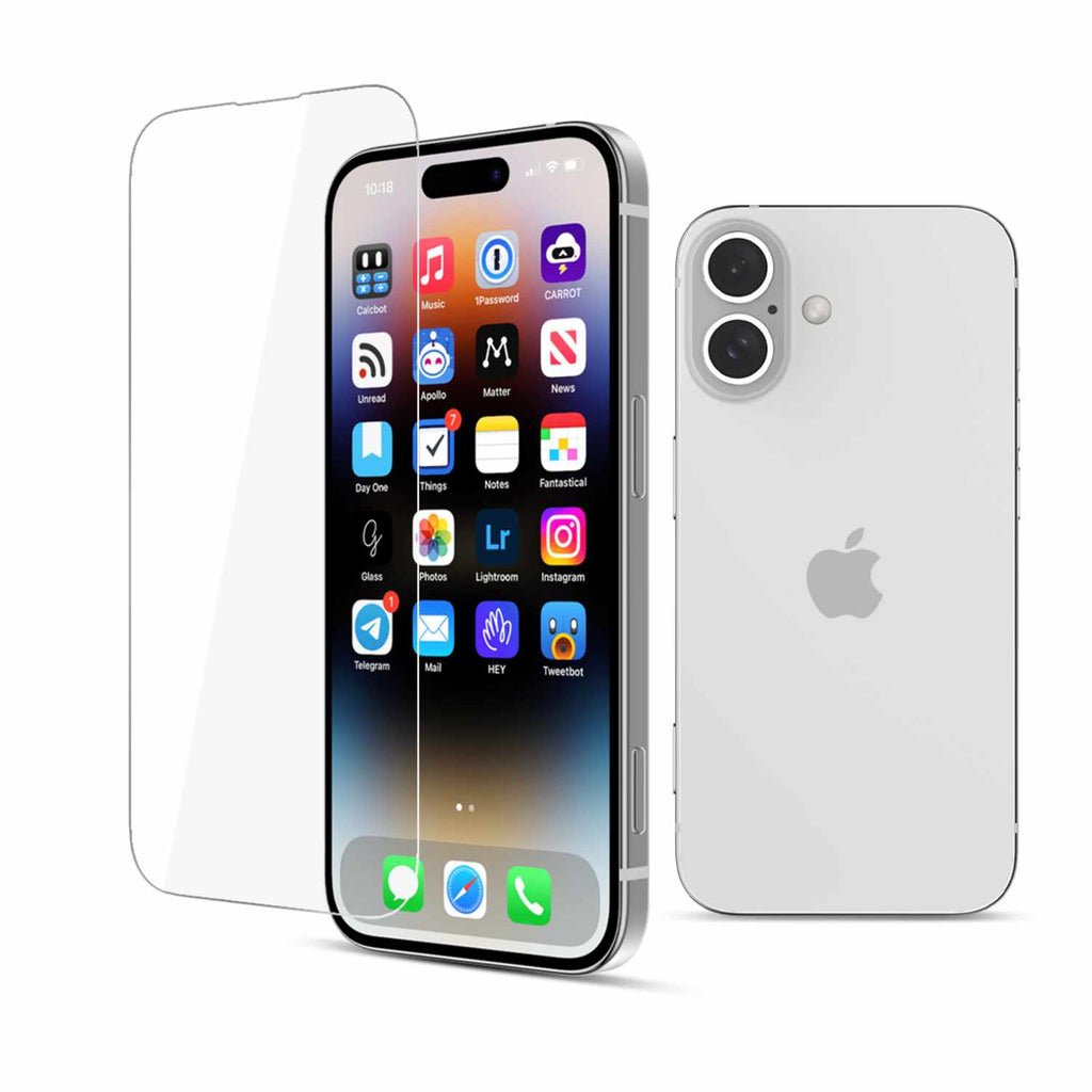 22 Cases Tempered Glass Screen Protector for iPhone 16 Plus