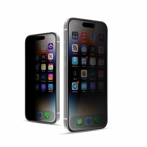 22 Cases Privacy Tempered Glass for iPhone 16/15