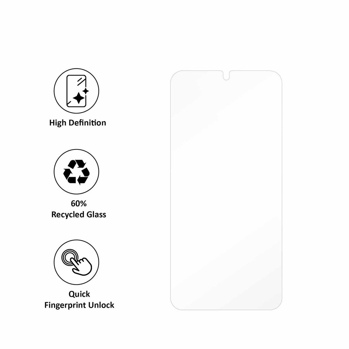 Blu Element GreenGlass Screen Protector for Samsung Galaxy S25/Galaxy S24