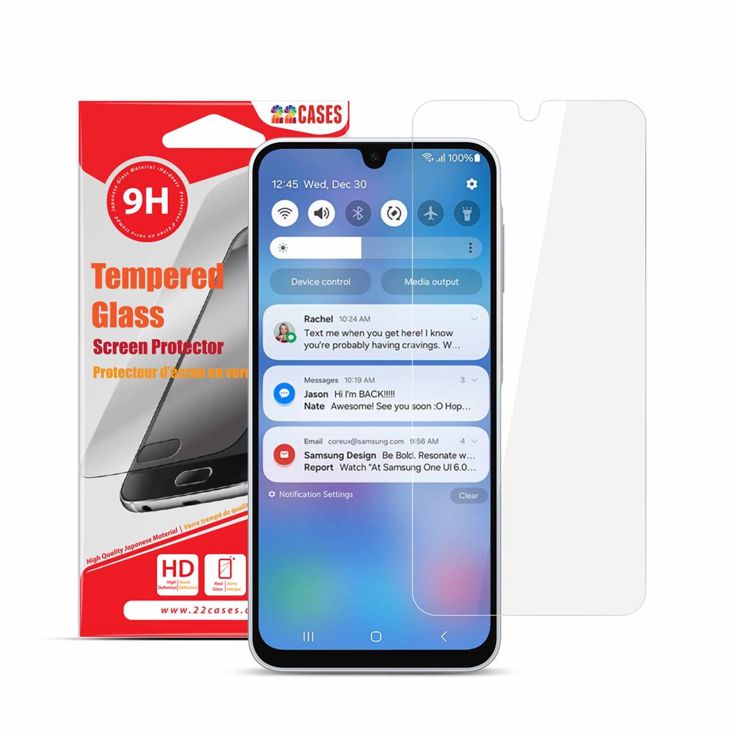 22SPGAA16 Tempered Glass Screen Protector Galaxy A16 5G
