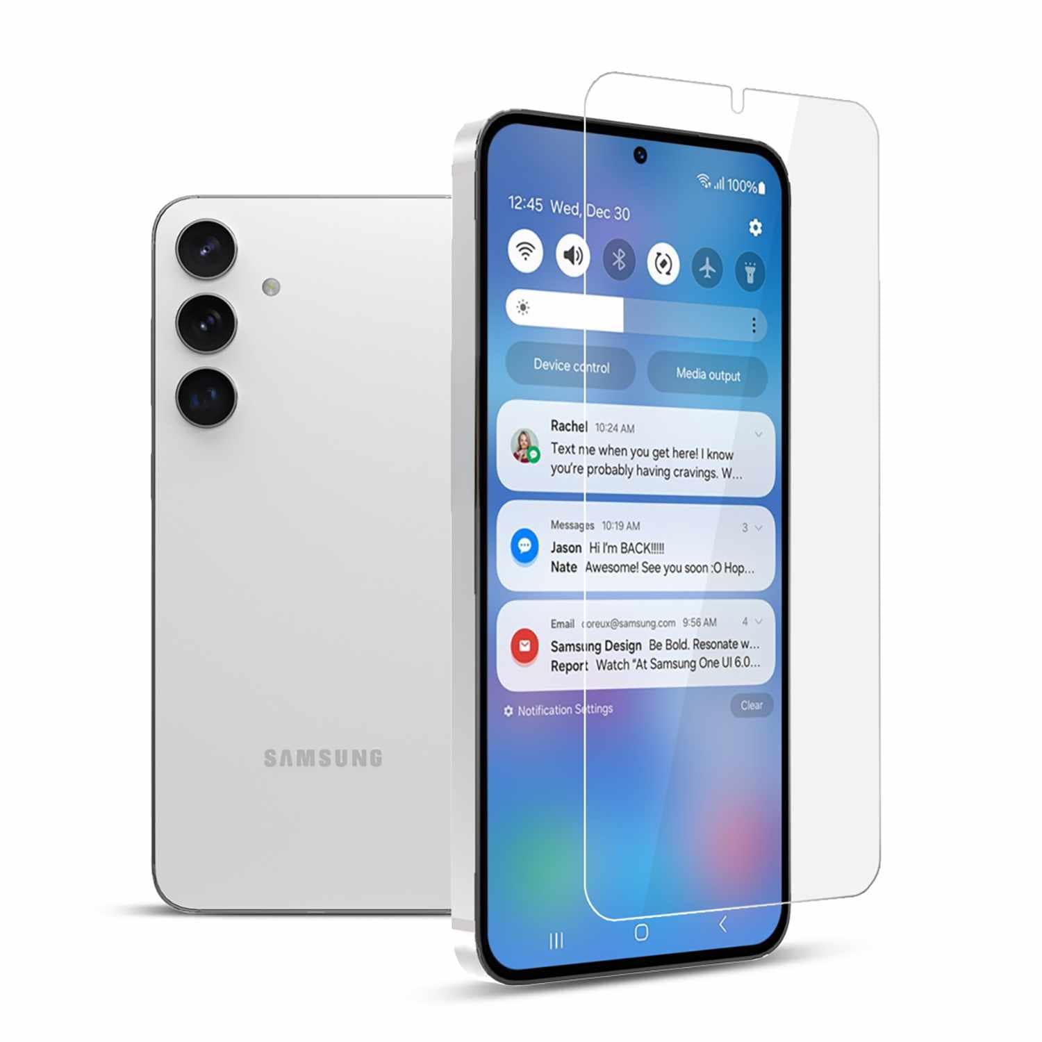 22 Cases Tempered Glass Screen Protector for Samsung Galaxy S25/Galaxy S24