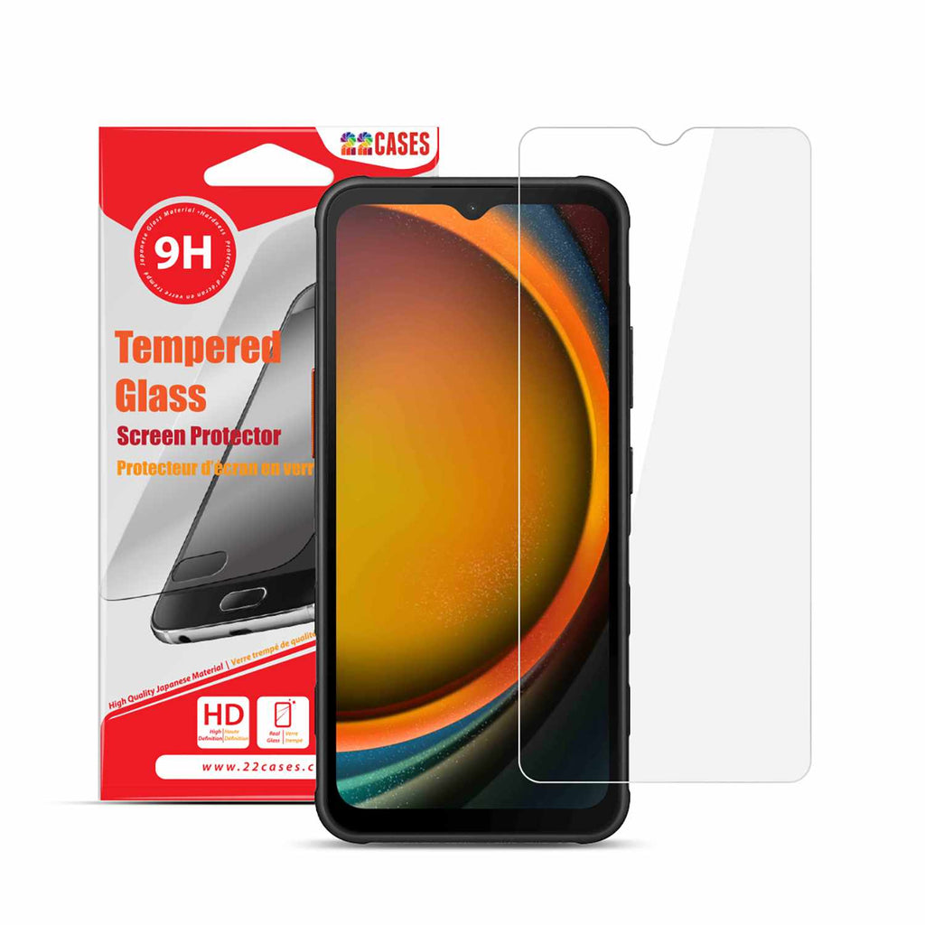 22 Cases Tempered Glass Screen Protector for Samsung Galaxy XCover7 Pro